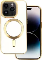 Topt Beauty Magsafe dėklas skirtas Apple iPhone 15 Plus baltos spalvos