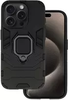 Topt Ring Armor dėklas skirtas Apple iPhone 15 Pro Max juodos spalvos