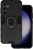 Topt Ring Armor dėklas skirtas Samsung Galaxy S23 FE juodos spalvos