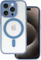 Topt Acrylic Color Magsafe dėklas skirtas Apple iPhone 13 Pro light mėlynos spalvos