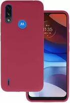 Topt Silikoninis Lite dėklas skirtas Motorola Moto E7 Power/E7i Power burgundy
