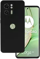 Topt Silikoninis Lite dėklas skirtas Motorola Edge 40 5G juodos spalvos