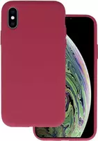 Topt Silikoninis Lite dėklas skirtas Apple iPhone X/XS burgundy