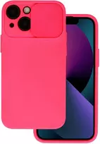 Topt Camshield Soft dėklas skirtas Apple iPhone 16 Plus rožinės spalvos