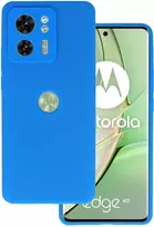Topt Silikoninis Lite dėklas skirtas Motorola Edge 40 5G mėlynos spalvos