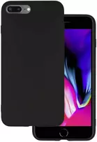 Topt Riposo Dėklas „Matinis'' įvairiems telefonų modeliams, juodas IPHONE 7+/8+