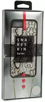 Dėklas Topt Krepšys telefonui – SNAKE Leather – Apple iPhone XS Max baltos spalvos