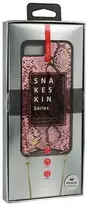 Dėklas Topt Krepšys telefonui – SNAKE Leather – Apple iPhone XS Max rožinės spalvos