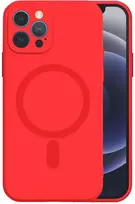 Tel Protect MagSilicone dėklas skirtas Apple iPhone 15 raudonos spalvos