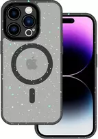 Tel Protect Magnetic Splash Frosted dėklas skirtas Apple iPhone 15 juodos spalvos