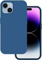 Tel Protect silikoninis Premium dėklas telefonui Apple iPhone 15 Plus mėlynos spalvos