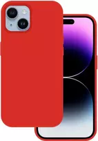 Tel Protect silikoninis Premium dėklas telefonui Apple iPhone 15 Plus raudonos spalvos