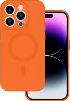 Tel Protect MagSilicone dėklas skirtas Apple iPhone 11 oranžinės spalvos