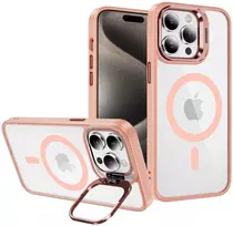 Tel Protect Kickstand Magsafe dėklas skirtas Apple iPhone 13 Pro light rožinės spalvos