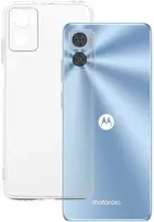 Topt Ultra Clear 1mm dėklas skirtas Motorola Moto E22/E22i skaidrus