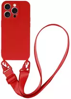 Topt Strap silikoninis dėklas skirtas Apple iPhone 14 Pro design 2 juodos spalvos