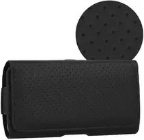 Dėklas Topt HIT Belt Holster (SIZE XL) skirtas Apple iPhone 15 Pro Max/Samsung A54 5G/A52/S24 Plus/S20 FE design 4 juodas (167×83 mm)