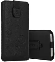 Dėklas WONDER Deko maišelis telefonui (Dydis L) Apple iPhone 13 Mini/12 Mini/SE 2020/2022/7/8 juodos spalvos