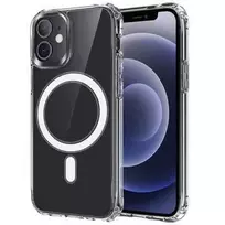 Tel Protect MagSilicone dėklas skirtas Apple iPhone 13 Pro Max skaidrus