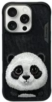 Nimmy Apple iPhone 16 Pro Max 6.9" dėklas telefonui juodos spalvos Big Eyed Pet 2.0 Panda