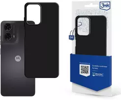 3Mk apsauginis matinis dėklas Motorola Moto G24 telefonui - Juodas