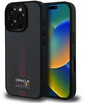 Red Bull Raudona Bull Raudona Bull Carbon Powerbar MagSafe dėklas jūsų Apple iPhone 16 Pro Max juodos spalvos