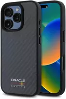 Red Bull Raudona Bull Raudona Bull Carbon Shiny Logo MagSafe dėklas jūsų Apple iPhone 16 Pro Max juodos spalvos