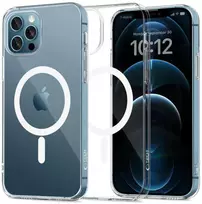Apple iPhone 12 / 12 Pro Tech-Protect FlexAir MagSafe Clear dėklas telefonui skaidrus
