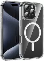 Borofone dėklas BI5 Ice Shield Magnetic Apple iPhone 16 Pro Max skaidrus