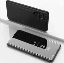 Hurtel Clear View Samsung Galaxy S25 Ultra dėklas telefonui juodos spalvos