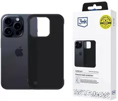 3Mk apsauginis 3mk Just20g matinis dėklas, skirtas iPhone 16 Pro - matinis juodas