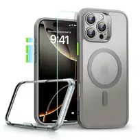 ESR Classic Pro Set Halolock MagSafe dėklas, skirtas iPhone 16 Pro Max – pilkas