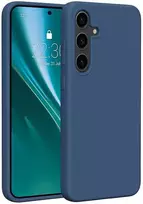 Dėklas Telforceone Etteri Silicone Samsung Galaxy S24 Plus mėlynos spalvos