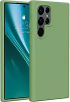 Dėklas Telforceone Etteri Silicone Samsung Galaxy S24 Ultra šviesiai žalios spalvos