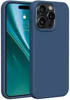Dėklas Telforceone Etteri Silicone Apple iPhone 15 Pro Max 6,7' mėlynos spalvos