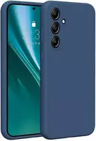Dėklas Telforceone Etteri Silicone Samsung Galaxy A35 5G mėlynos spalvos