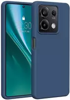 Dėklas Telforceone Etteri Silicone Xiaomi Redmi Note 13 5G mėlynos spalvos