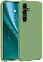 Dėklas Telforceone Etteri Silicone Samsung Galaxy S24 Plus šviesiai žalios spalvos