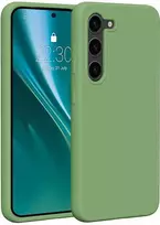 Dėklas Telforceone Etteri Silicone Samsung Galaxy S23 šviesiai žalios spalvos