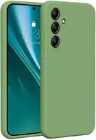 Dėklas Telforceone Etteri Silicone Samsung Galaxy A35 5G šviesiai žalios spalvos