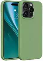 Dėklas Telforceone Etteri Silicone Apple iPhone 15 Pro Max 6,7' šviesiai žalios spalvos