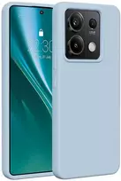 Dėklas Telforceone Etteri Silicone Xiaomi Redmi Note 13 Pro 5G žydros spalvos