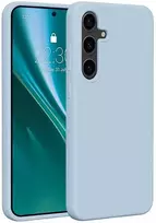 Dėklas Telforceone Etteri Silicone Samsung Galaxy S24 Plus žydros spalvos
