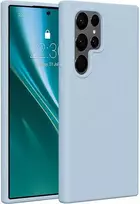 Dėklas Telforceone Etteri Silicone Samsung Galaxy S24 Ultra žydros spalvos