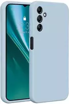 Dėklas Telforceone Etteri Silicone Samsung Galaxy A15 4G / A15 5G žydros spalvos
