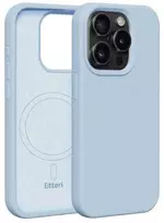 Dėklas Telforceone Etteri Silicone Mag Apple iPhone 15 Pro 6,1' žydros spalvos