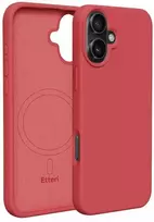 Telforceone Etteri silikoninis dėklas Apple iPhone 16 6.1" aviečių