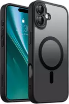 Dėklas Telforceone Eteri Matt Mag Apple iPhone 16 Plus 6.7" juoda spalva