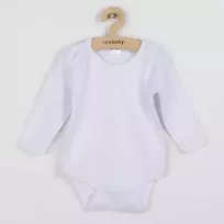Smėlinukas ilgomis rankovėmis New Baby II - baltas, dydis 74 (6-9m), 74 (6-9m)