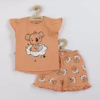 Vaikiška vasarinė pižama New Baby Dream lašiša, dydis 68 (4-6m), 68 (4-6m)
